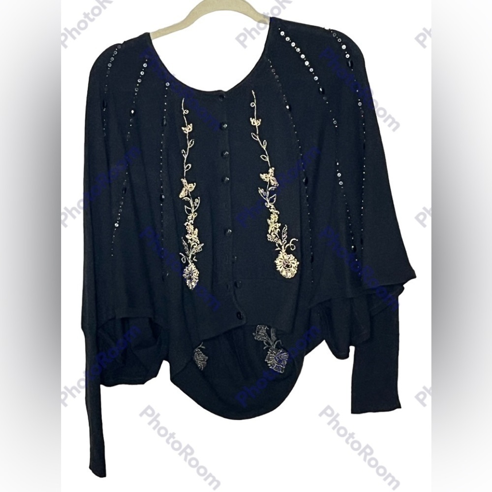 Guinevere Anthropologie Lambswool And Cashmere Blend Sweater Sz Large